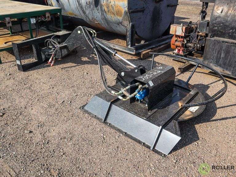 Topcat Hydraulic Mower Attachment To Fit Skid Steer Loader Roller