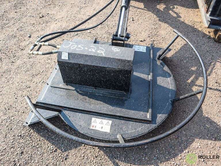 Topcat Hydraulic Mower Attachment To Fit Skid Steer Loader Roller