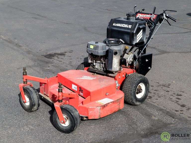 Encore Proline Walk Behind Mower, Gas, 36" Cut Roller Auctions