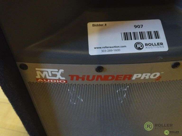 MTX Audio TP1200 Thunder Pro2 Speaker, 300W Roller Auctions