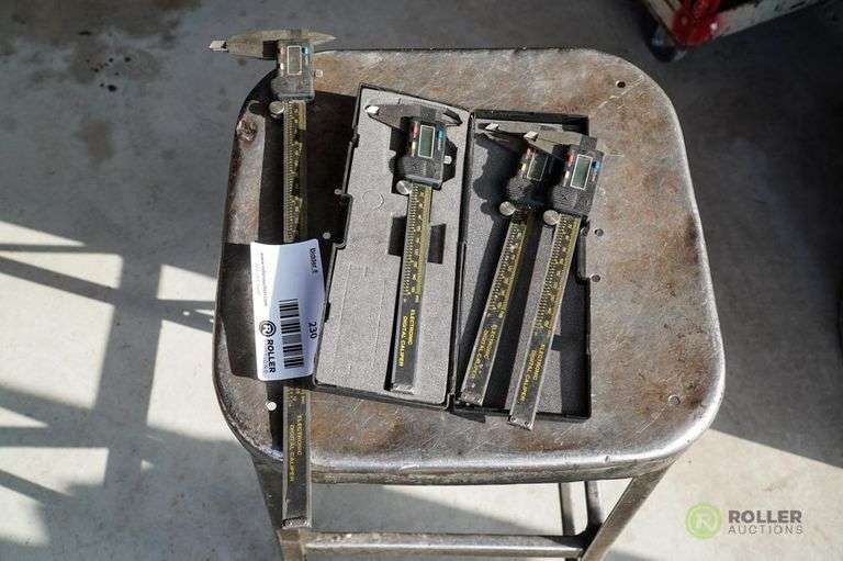 (4) Whitworth Digital Calipers Roller Auctions