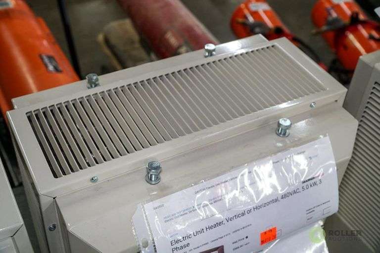 Dayton 2YU63 Electric Heater, 480 Vac, 5.0Kw, 3ph - Roller Auctions