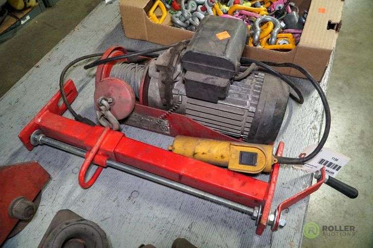 Central Machinery 44006 Electric Hoist Roller Auctions