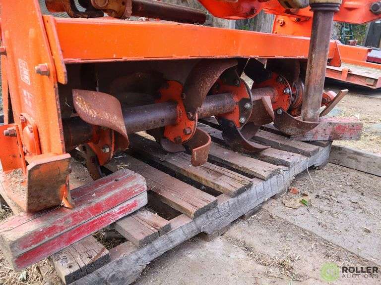 Kubota FL1021 4Tine Tiller Attachment, 3Pt, PTO Roller Auctions