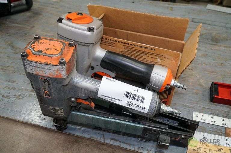 (2) Paslode Pneumatic Staple Guns Roller Auctions