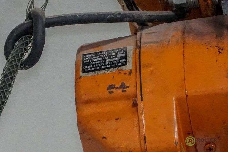 Beebe Hoist, 3Ton, 1Hp, 220V Roller Auctions