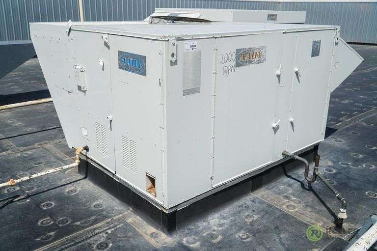 Aaon Inc. RK152EO236 Air Cooled Roof Top AC Unit Roller Auctions
