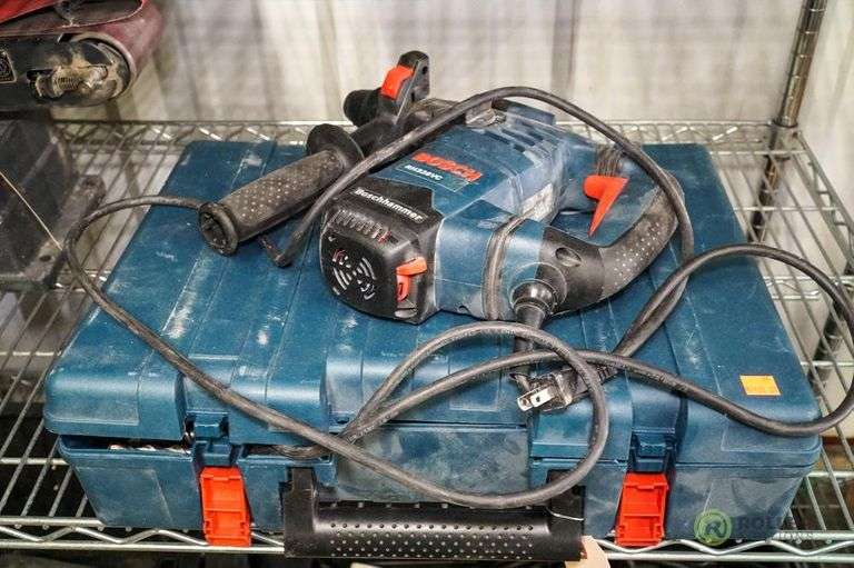 Bosch RH328VC Rotary Hammer with Drill Bits Roller Auctions
