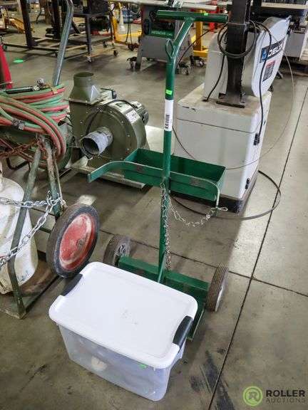 Torch Rig Dolly Welding Dolly With Torch, Regulator, Gauges and Goggles - Roller Auctions