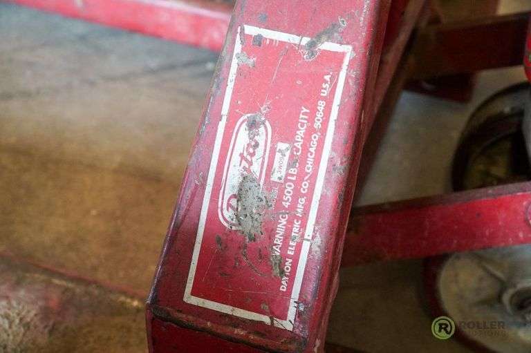 Dayton 3W094A Hydraulic Pallet Jack, 4500lb Capacity Roller Auctions