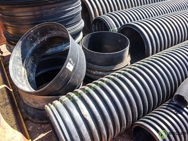 Black Plastic Culvert, Various Sizes and Lengths Roller Auctions