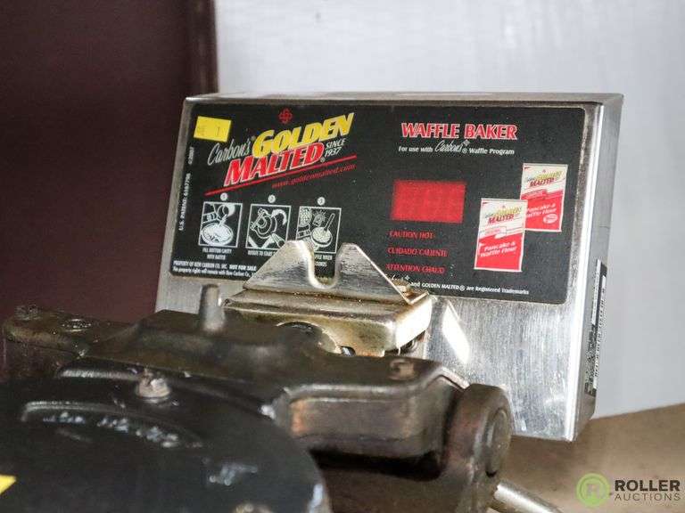 Carbons RTP Golden Malted Waffle Baker Roller Auctions