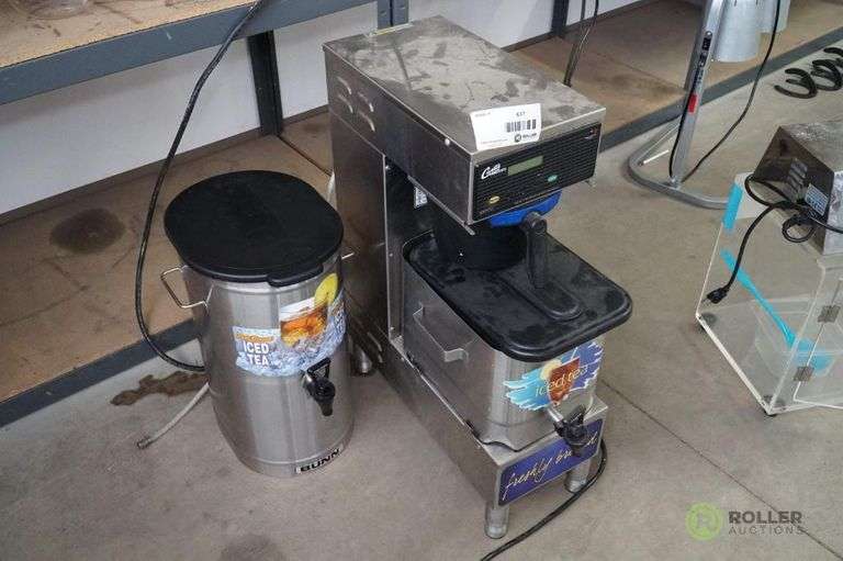 Curtis PTT310000 Tea Brewer With Dispensers Roller Auctions
