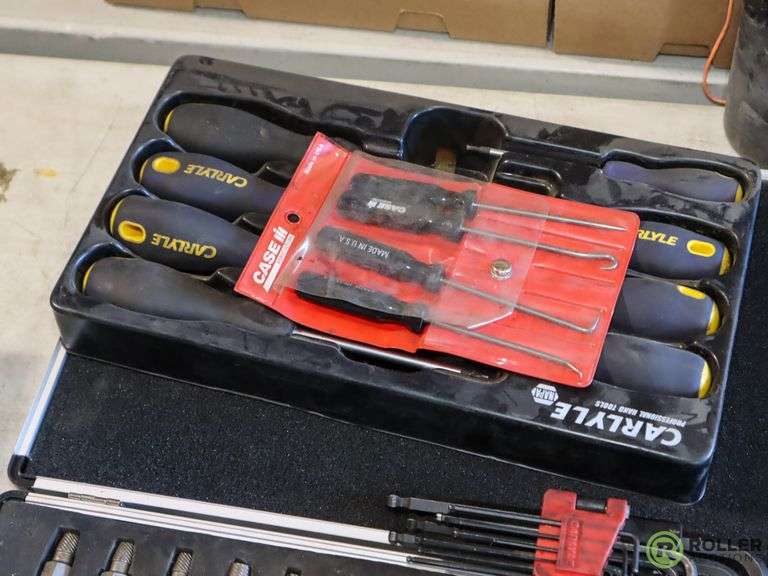 Drill Bit Set, Carlyle Screwdriver Set and Allen Wrenches Roller Auctions