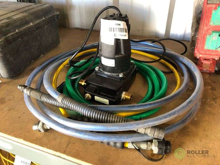 Little Giant UPSP5 Utility Pump and Assorted Hose Roller Auctions