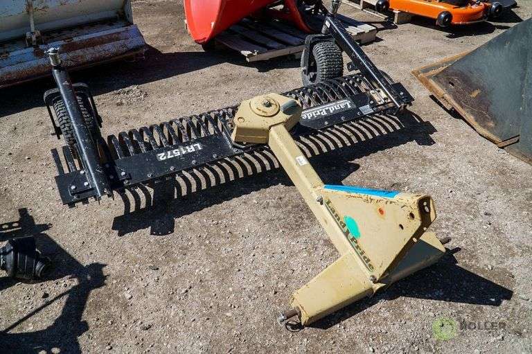 Land Pride LR1572 3Pt Rake Attachment, 72in Roller Auctions