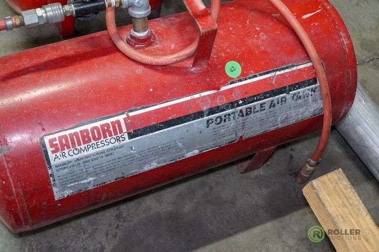 Sanborn Portable Air Tank Roller Auctions