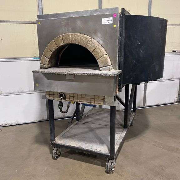 Gas Fired Stone Pizza Oven, 72" x 72" x 74" Roller Auctions