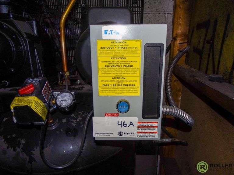 Power Torque PTV5018055 Vertical Air Compressor, 2Stage, 80 Gallon, 200 PSI Roller Auctions