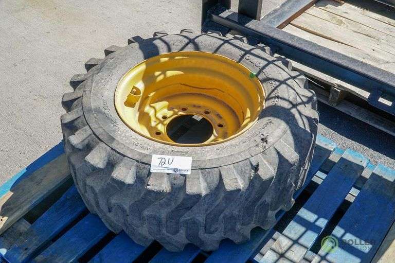 1216.5 Skid Steer Tire on Wheel Roller Auction