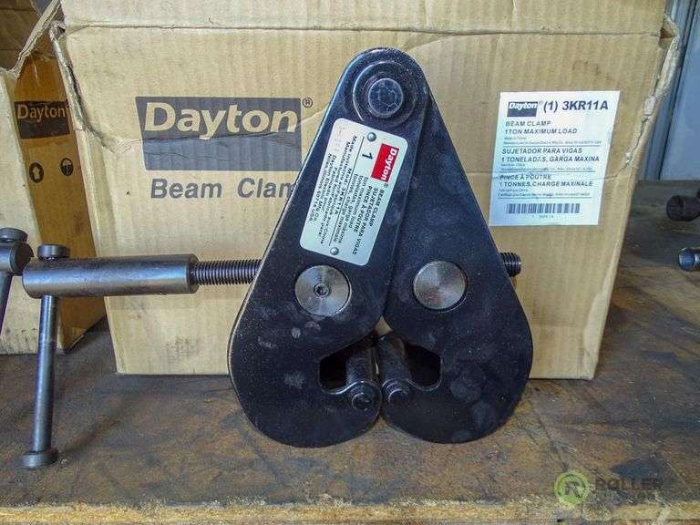 (3) Dayton I Beam Clamp Roller Auctions