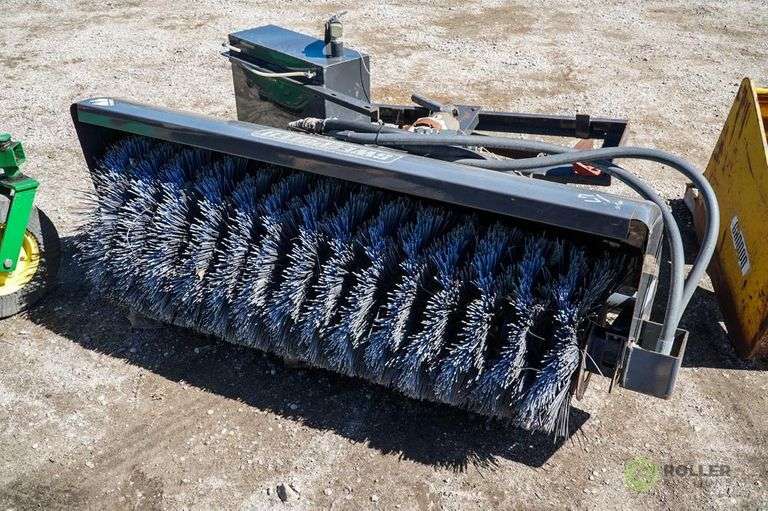 Sweepster 60in Hydraulic Broom Attachment To Fit Skid Steer Loader