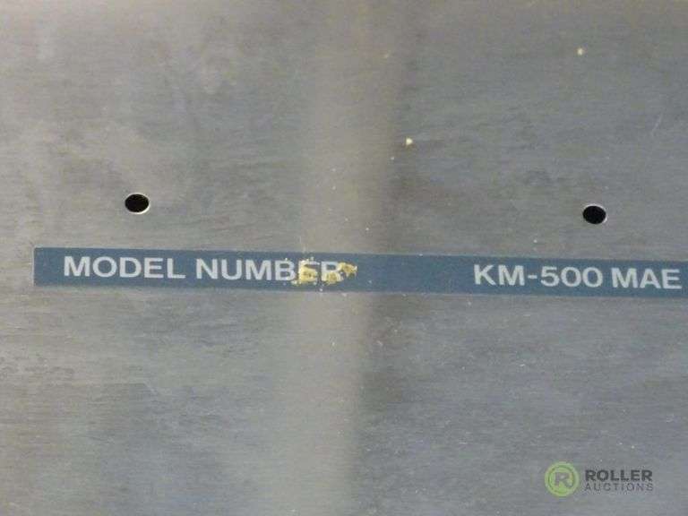 Hoshizaki KM500MAE Air Cooled 500Lb Ice Machine Roller Auction