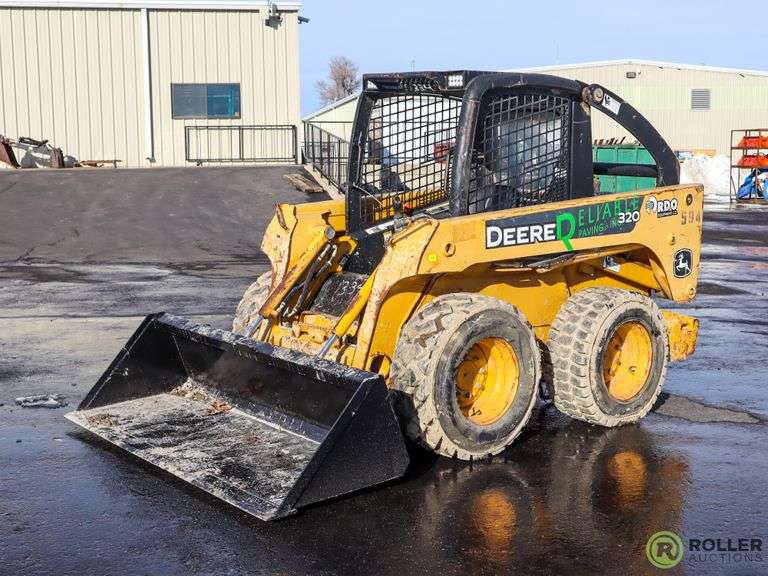 2006 John Deere 320 Skid Steer Loader Roller Auctions
