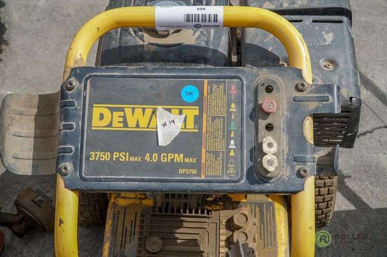 DeWalt DP3750 Pressure Washer, Gas - Roller Auctions