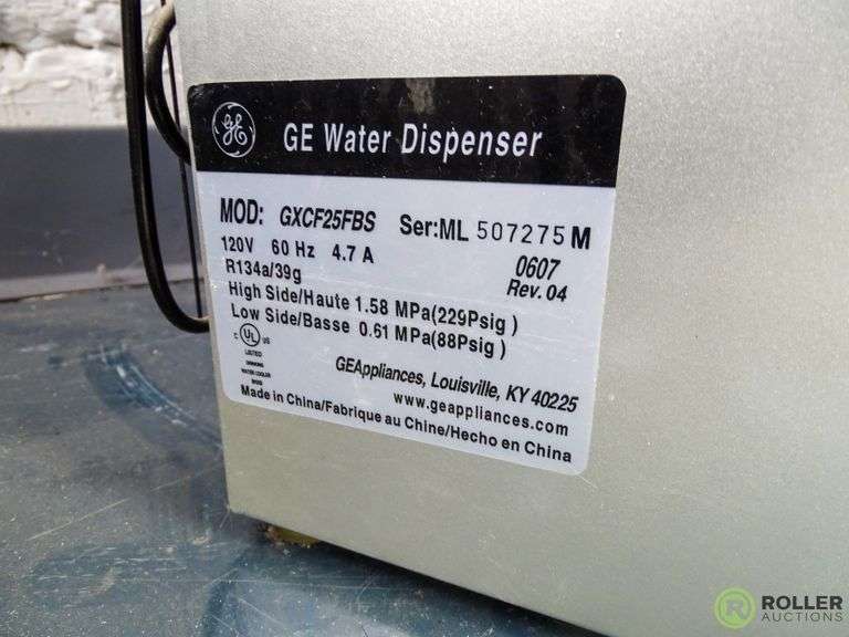 GE Profile GXCF25FBS Water Dispenser With (2) Water Jugs (1Full