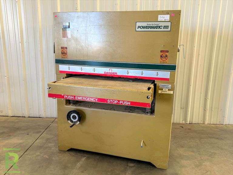 Powermatic FE37 37" Dual Drum Sander, 10Hp, 230V, 3ph, s/n 88377026
