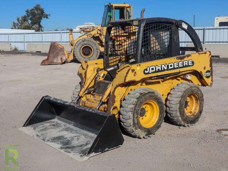 2000 John Deere 250 Skid Steer Loader Roller Auctions
