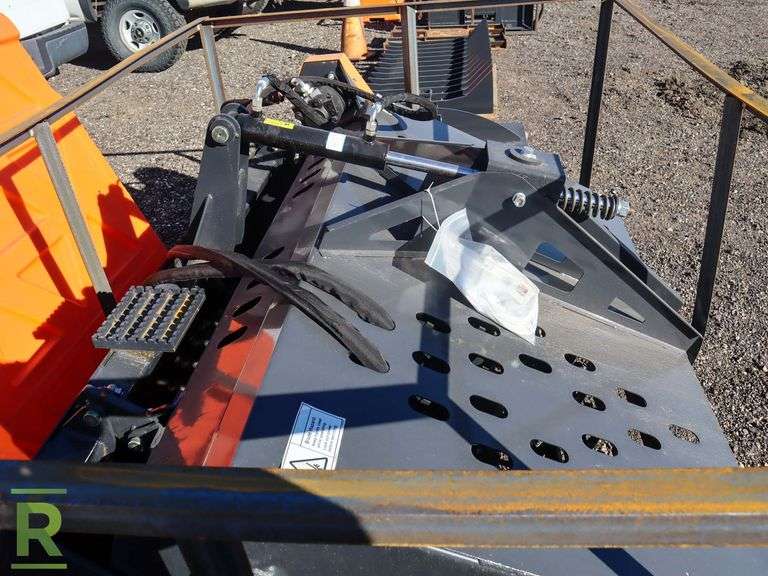 New Land Honor Hydraulic 68" Landscaping Rake Attachment to Fit Skid