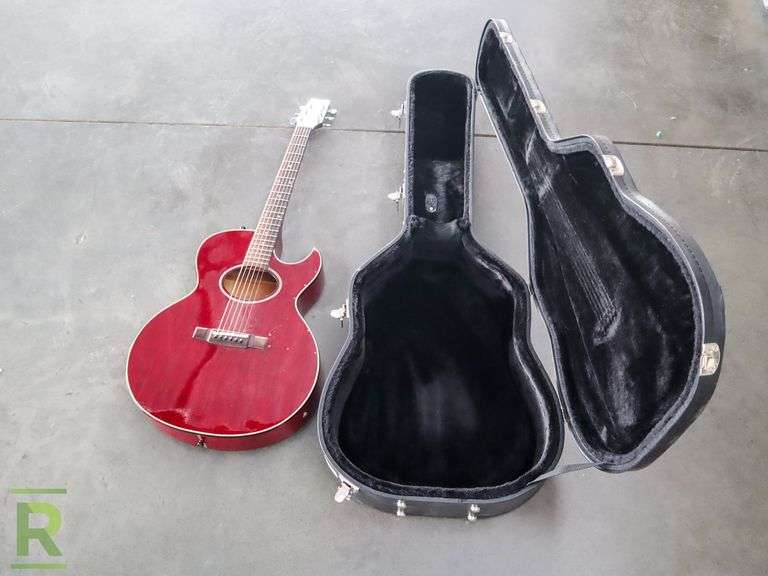 Washburn Acoustic Guitar With Electric Pickups (Guitar Has Bent Neck