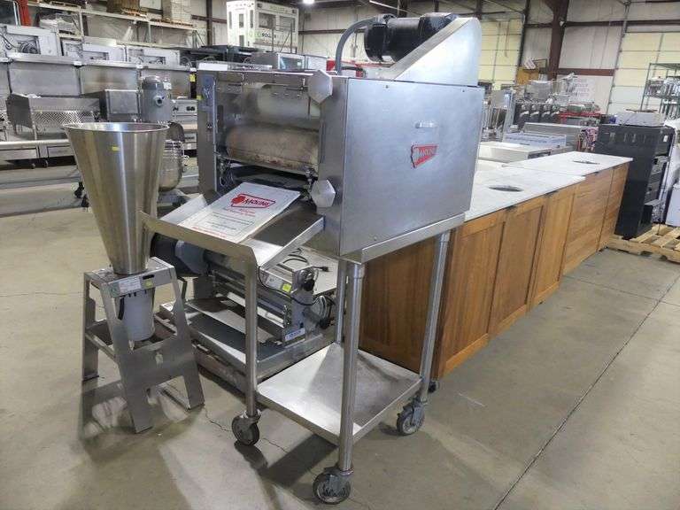 Moline S76 Stainless Countertop Bread Moulder / Dough Sheeter Roller Auctions