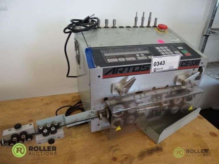Artos CS338 Benchtop Wire Stripping Machine Roller Auctions