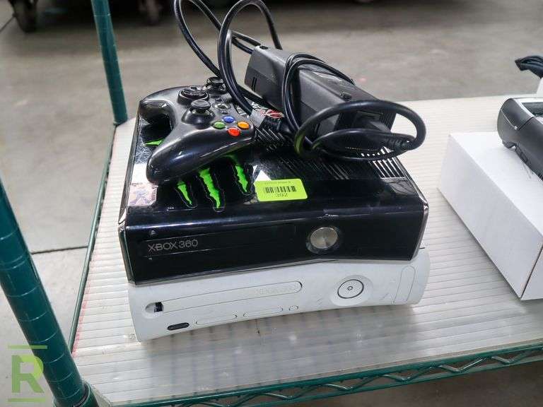 (2) Xbox 360s With Controller and Cord Roller Auctions