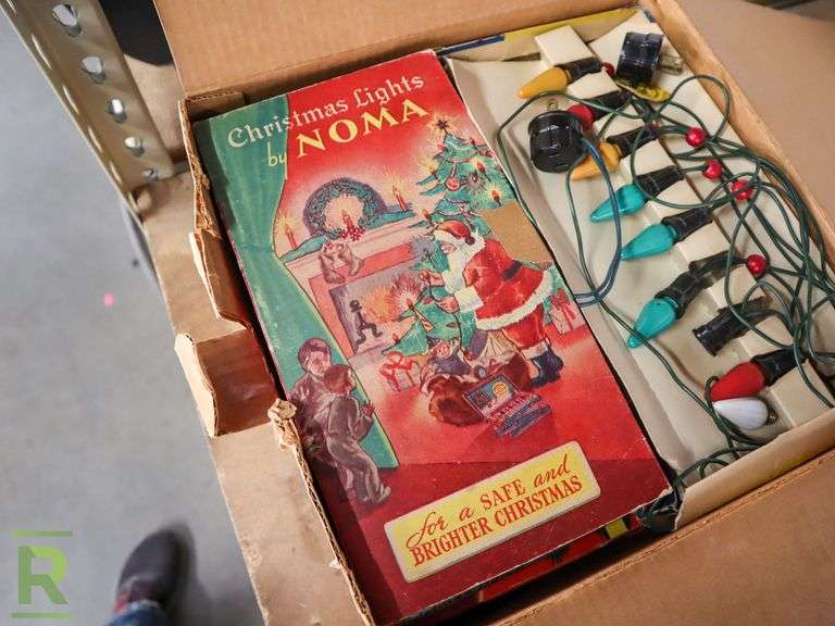 Vintage Christmas Lights Roller Auctions
