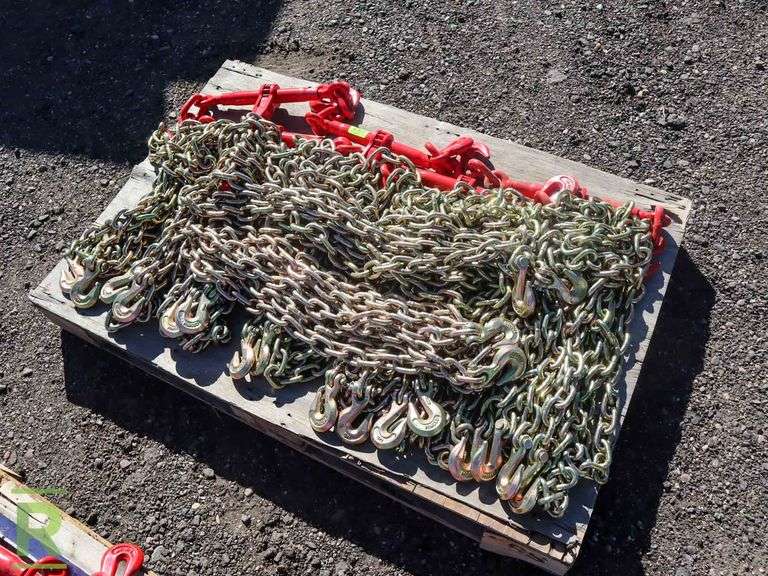 New Greatbear Chain/Binder Set Includes (5) 9200 lb Ratchet Binders