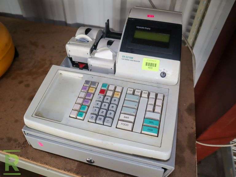 Sam's ER521SM Electronic Cash Register (Inoperable) Roller Auctions