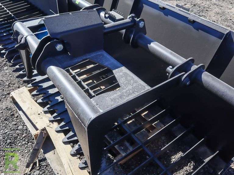 New Kit 76" Hydraulic Skeleton Grapple Bucket to Fit Skid Steer Loader