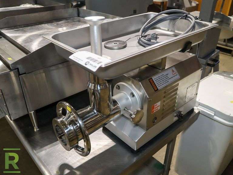 New German Knife GG22 Meat Grinder, 11/2 HP, 115V Roller Auctions
