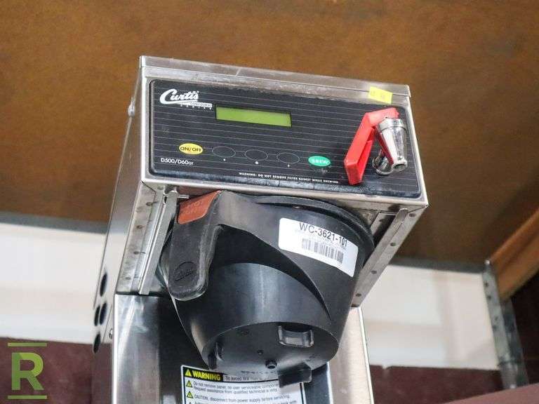 Curtis D500 / D60GT Pour Over Brewer Roller Auctions