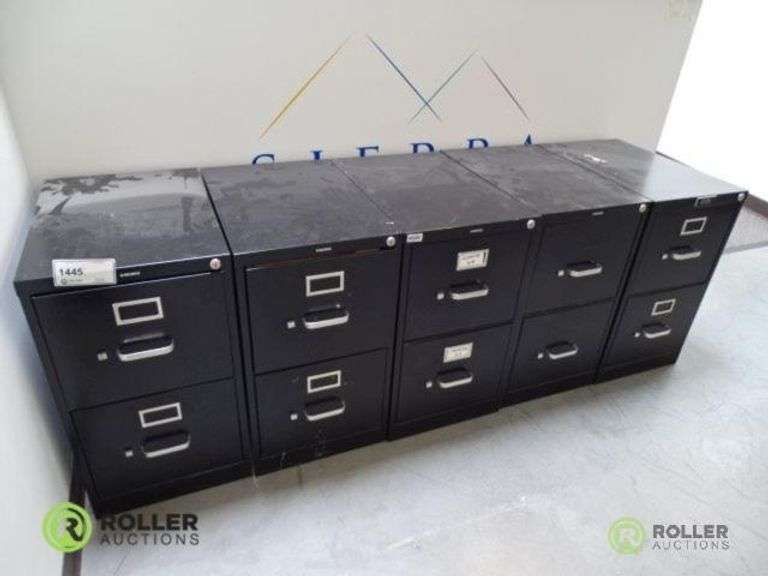 (5) HON 2Drawer Filing Roller Auctions