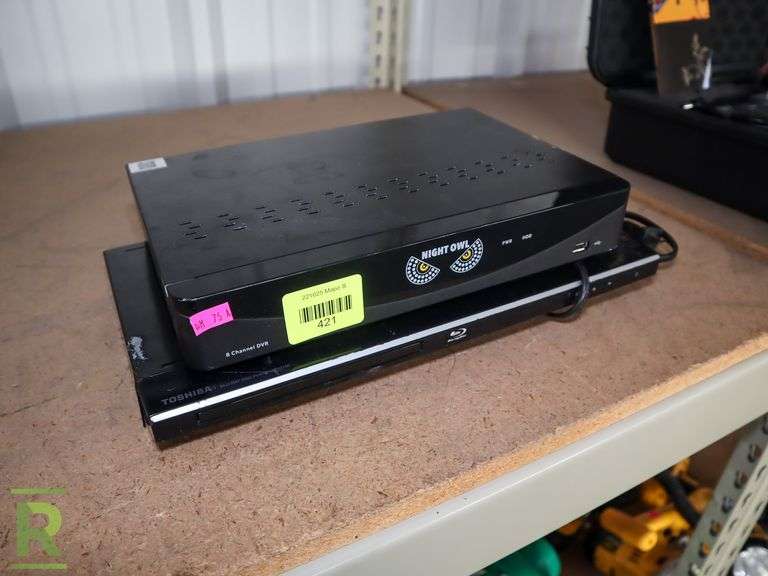 Night Owl F6DVR81TB 8Channel DVR, 1TB Hard Drive and Toshiba Blu