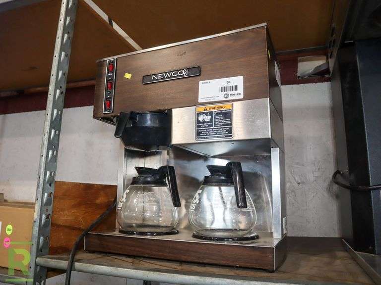 Newco A15 Commercial Pour Over Coffee Brewer Roller Auctions