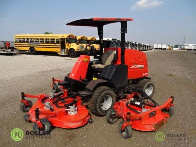 2012 Jacobsen R311T Batwing Mower, 4Cylinder Diesel, Hour Meter Reads