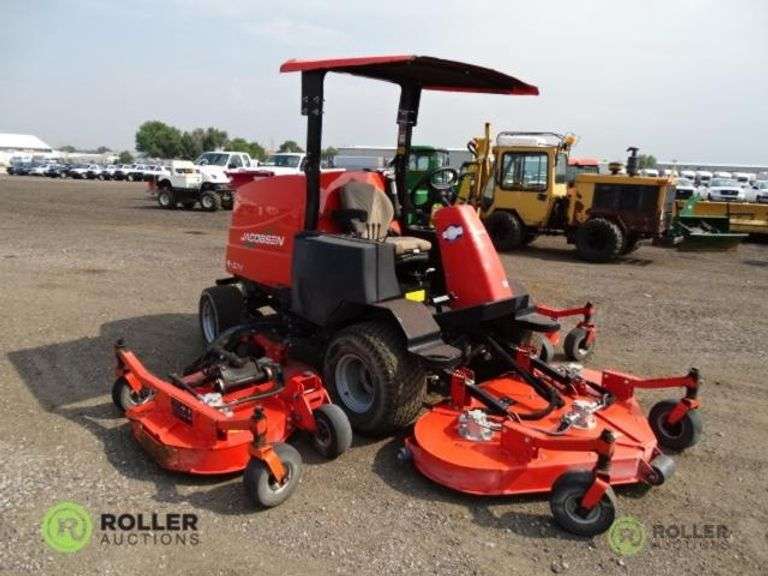 2012 Jacobsen R311T Batwing Mower, 4Cylinder Diesel, Hour Meter Reads