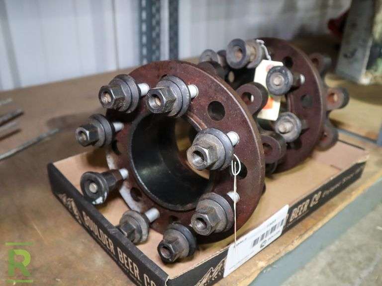 (2) 1Ton Budd Style Wheel Adapters Roller Auctions
