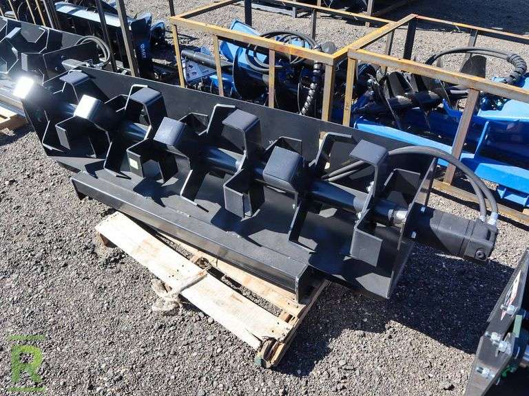 New JCT Hydraulic 72" Rototiller Attachment to Fit Skid Steer Loader